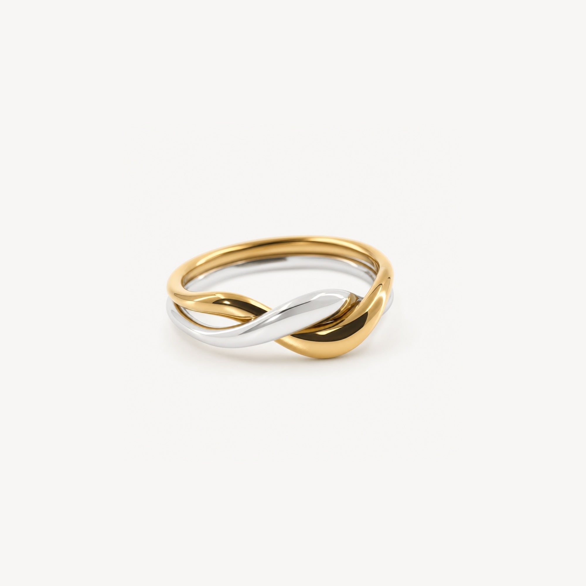Liora Wave Ring | 18k Gold Plated Stainless Steel 0