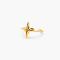 Margot Star Ring | 14k Gold Plated Brass Adjustable 0