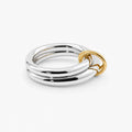 Mira 2-Link Chain Ring | 18k Gold Plated, Waterproof 0
