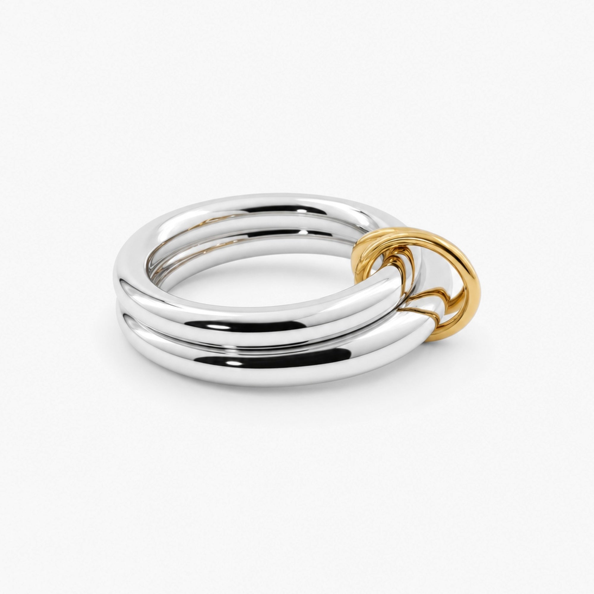 Mira 2-Link Chain Ring | 18k Gold Plated, Waterproof 0