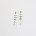 Mira CZ Drop Earrings | Multi-Shape, 18k Gold Plated 0