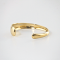 Mira Flow Cuff Bracelet | 18k Gold Plated Stainless Steel, Adjustable Design 0