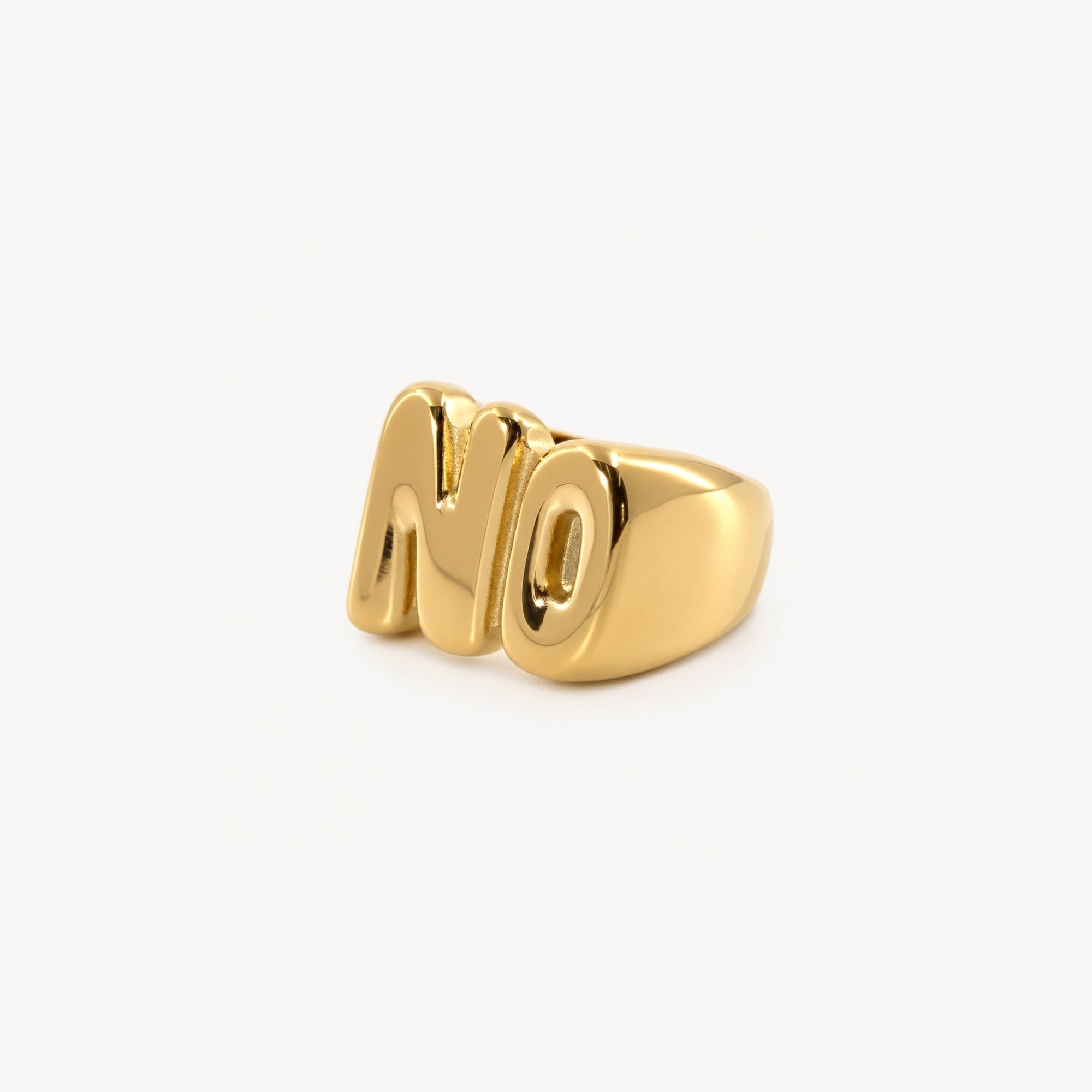 Nero Statement Ring | Chunky Gold-Tone, 18k Gold Plated 0