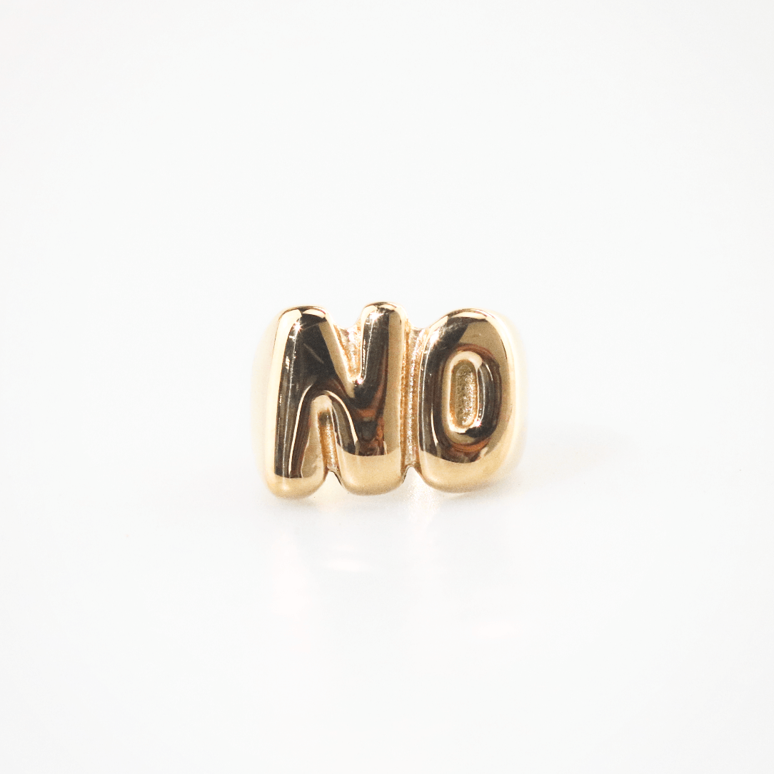 Nero Statement Ring | Chunky Gold-Tone, 18k Gold Plated 3