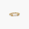 Pavo Fidget Ring | 18k Gold Plated, Freshwater Pearls 0