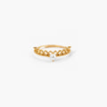 Pearla Crown Ring | Freshwater Pearl, Adjustable 9k Gold Plated Sterling Silver 0