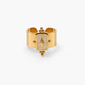 Riptide Knight Ring | 18k Gold Plated, Vintage Design, Waterproof 0