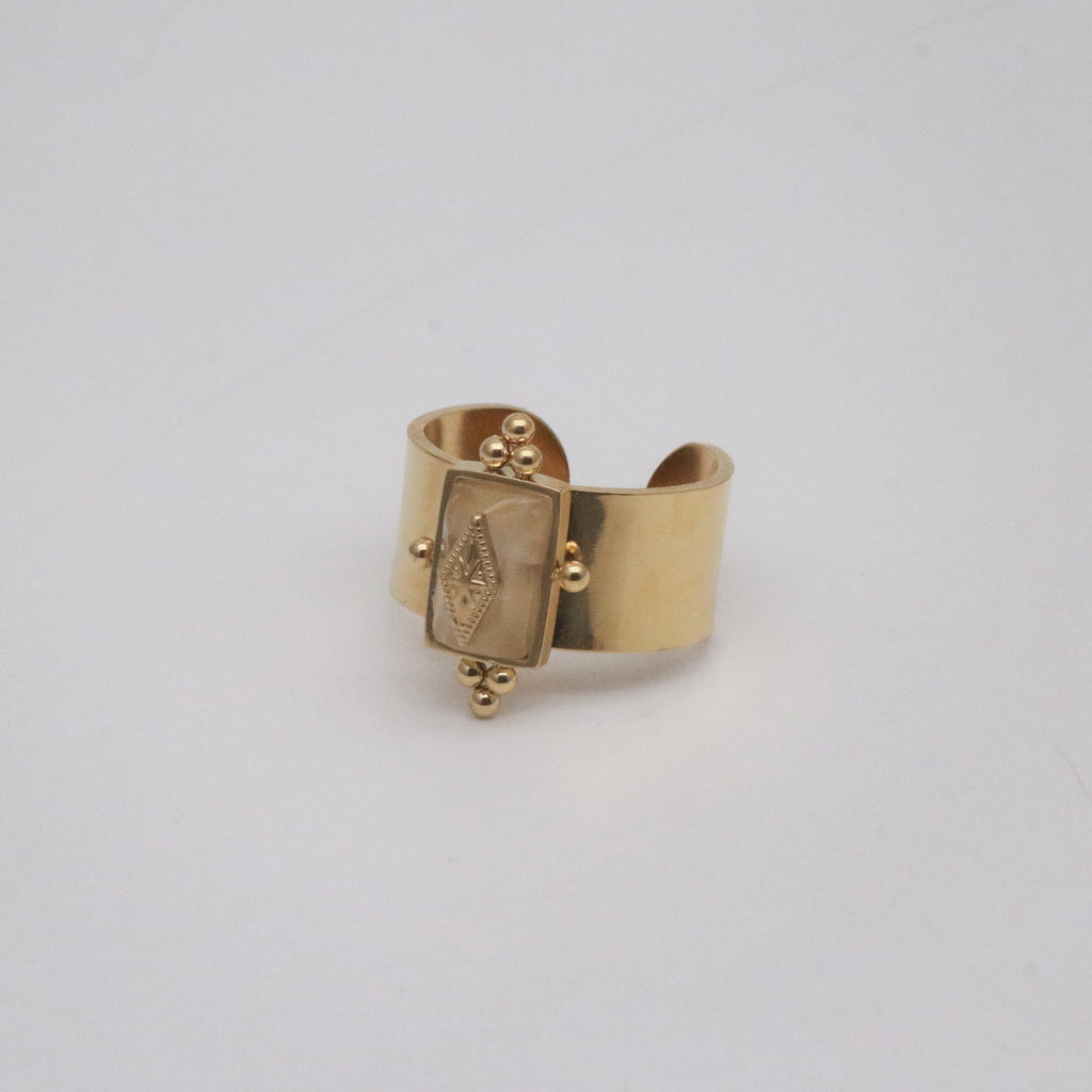 Riptide Knight Ring | 18k Gold Plated, Vintage Design, Waterproof 5