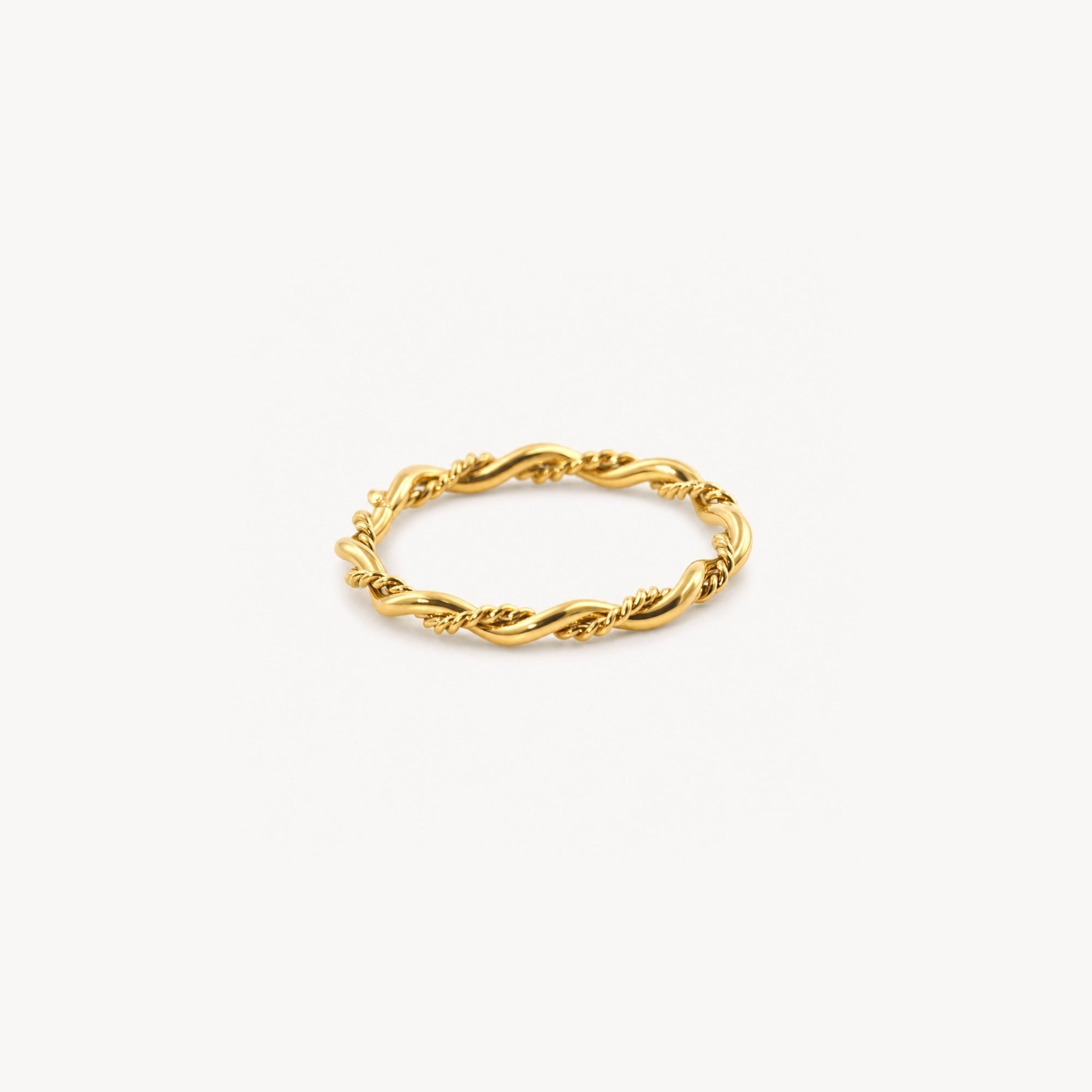 Riva Twist Ring | 18k Gold Plated Stainless Steel 0