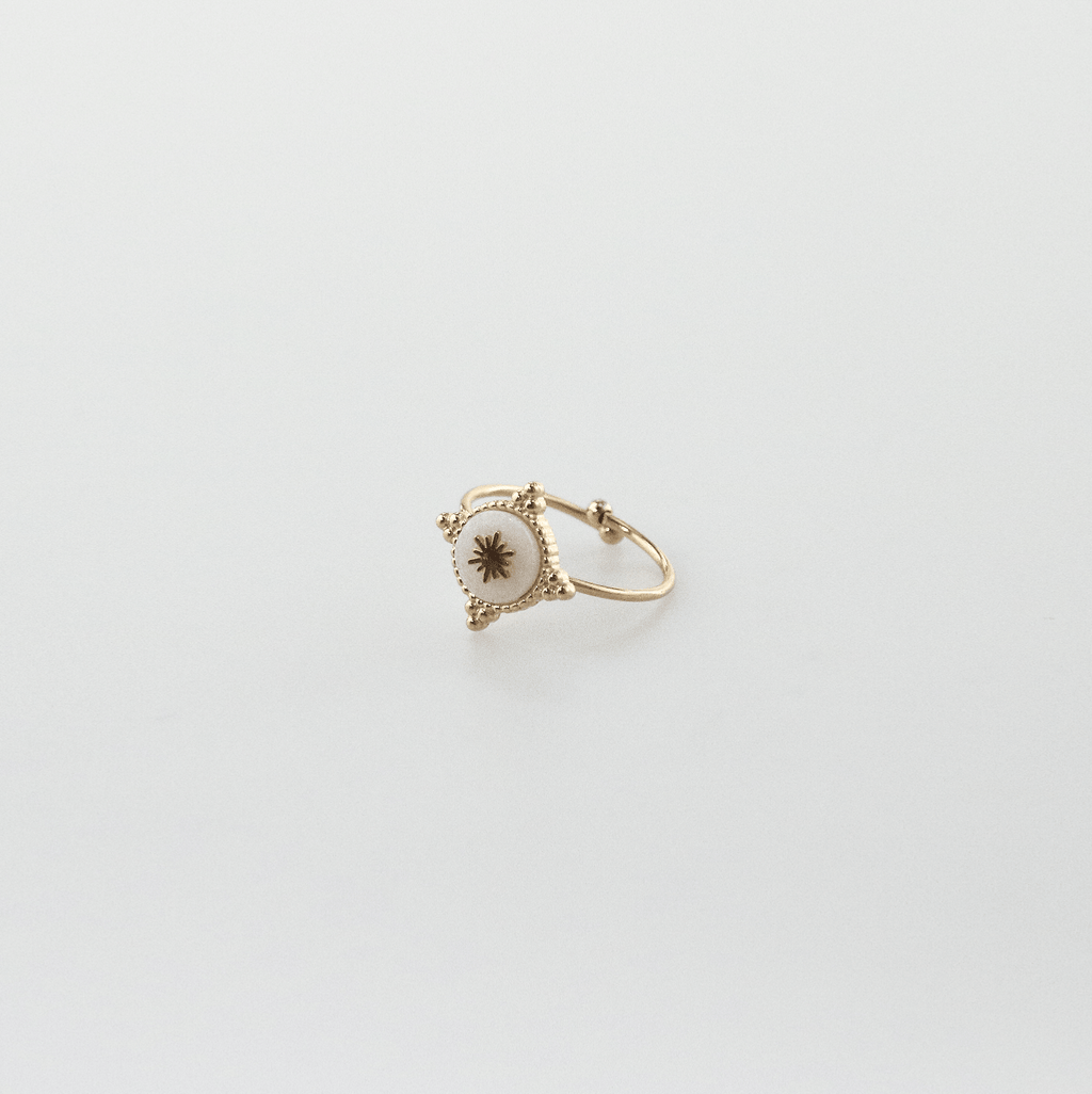 Riven Starburst Ring | 18k Gold Plated, Adjustable Size 5-8 4