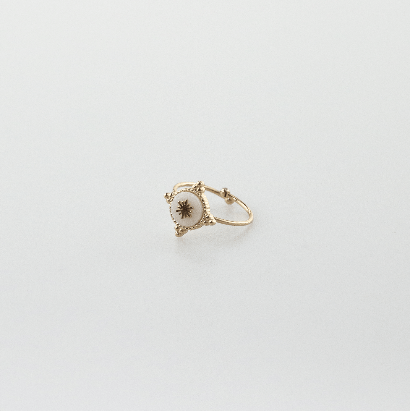 Riven Starburst Ring | 18k Gold Plated, Adjustable Size 5-8 4