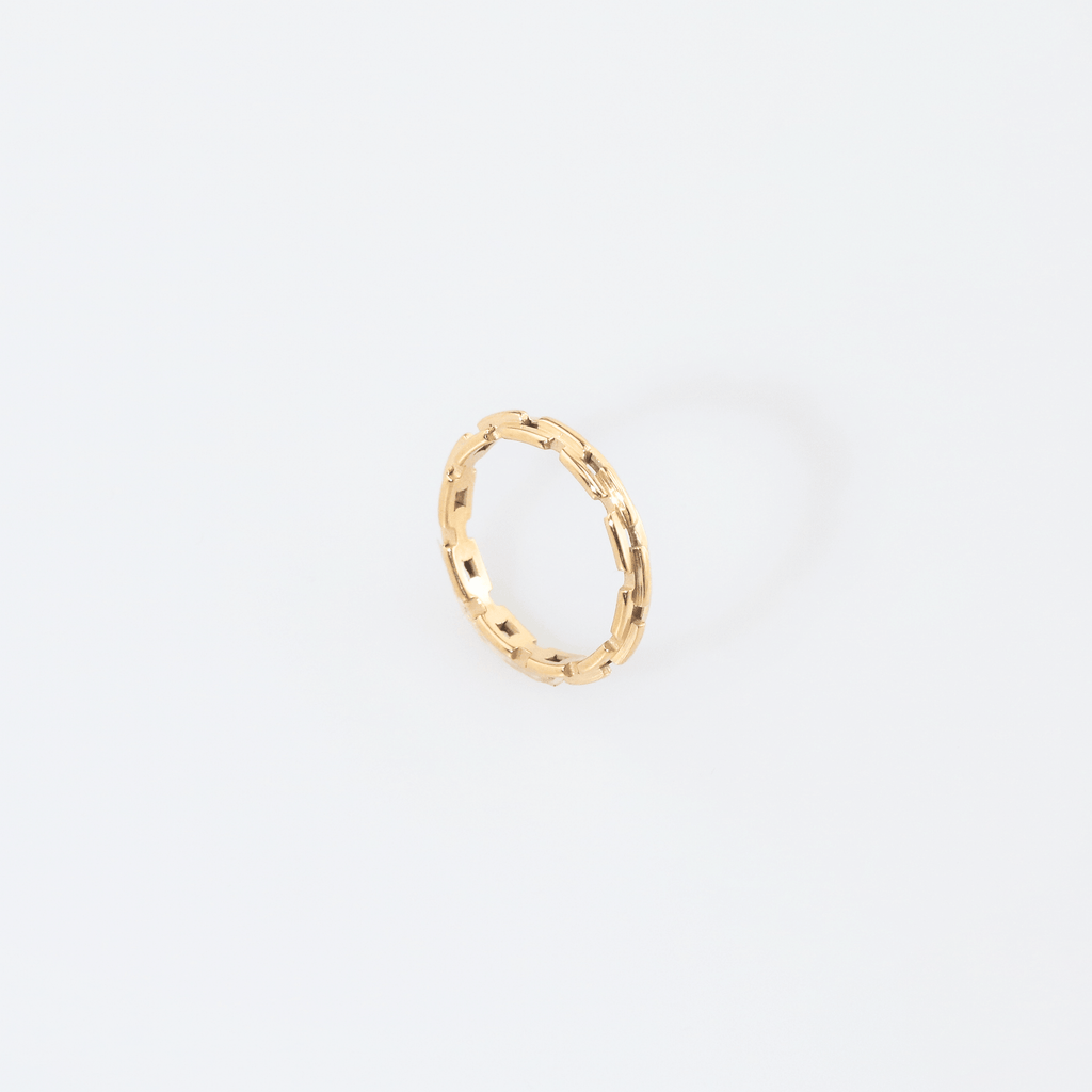 Rylan Linked Ring | 18k Gold Plated Stainless Steel 2