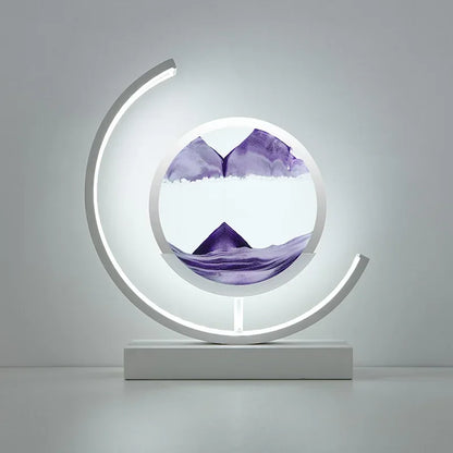 LED Moving Sand Art Table Lamp