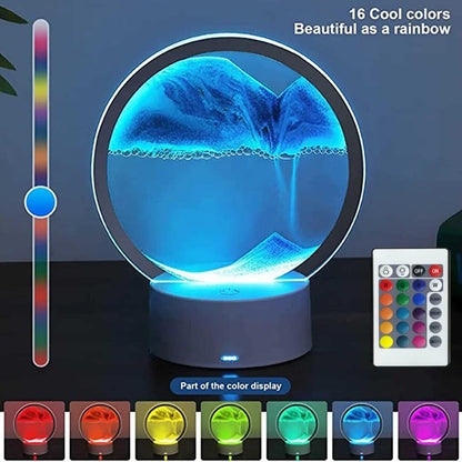 LED Sandscape Lamp with Remote