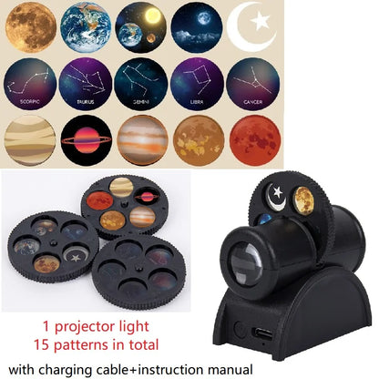 Earth Moon Planet Projection Lamp