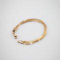 Sable Snake Chain Bracelet | 18k Gold Plated, Adjustable Length 0