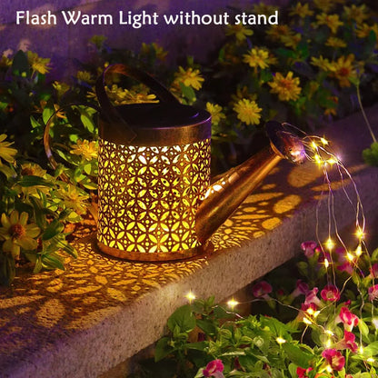 Solar Watering Can with Lights