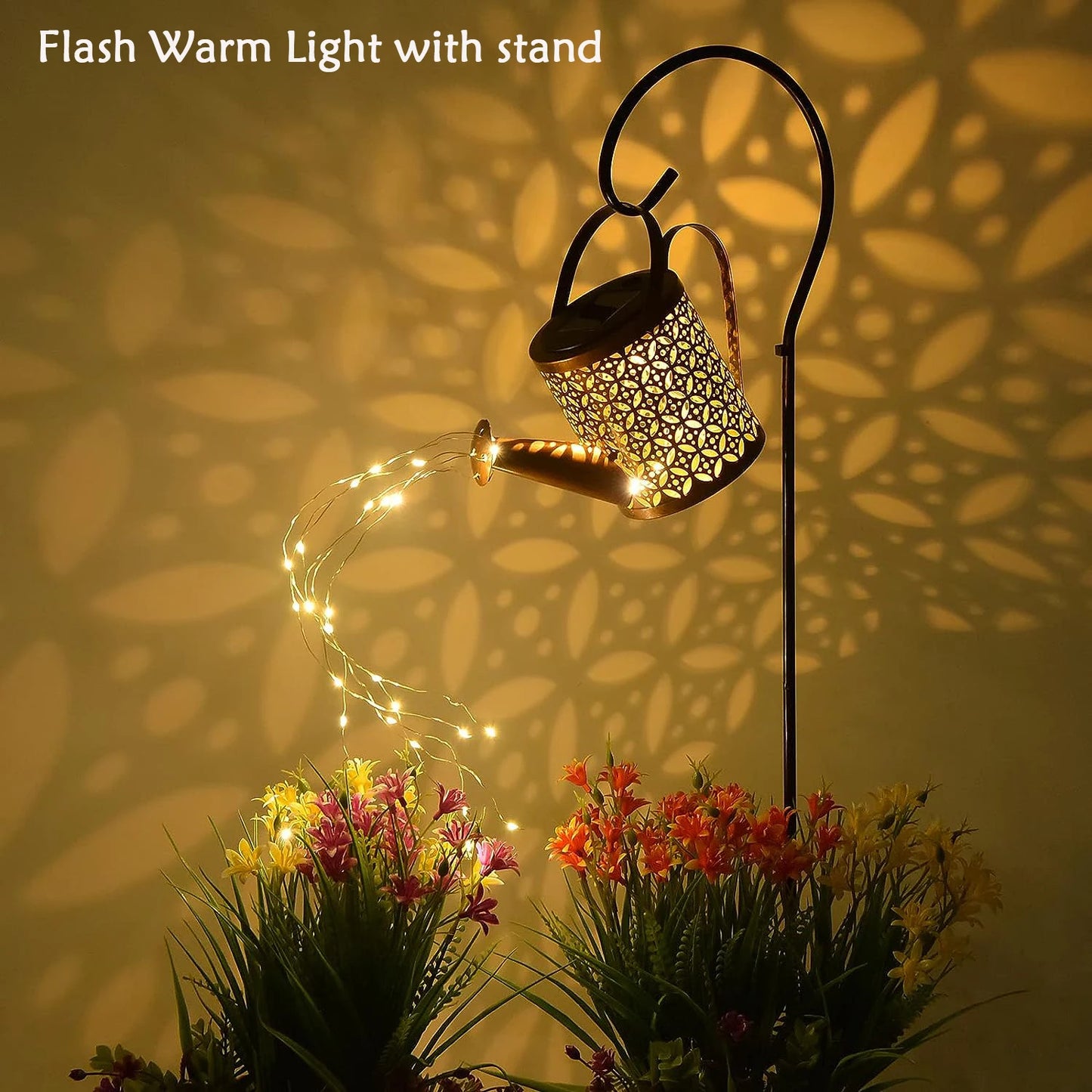 Solar Watering Can with Lights