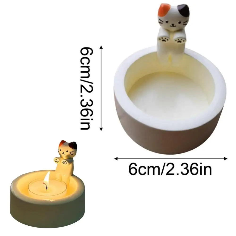 Kitten Candle Holder