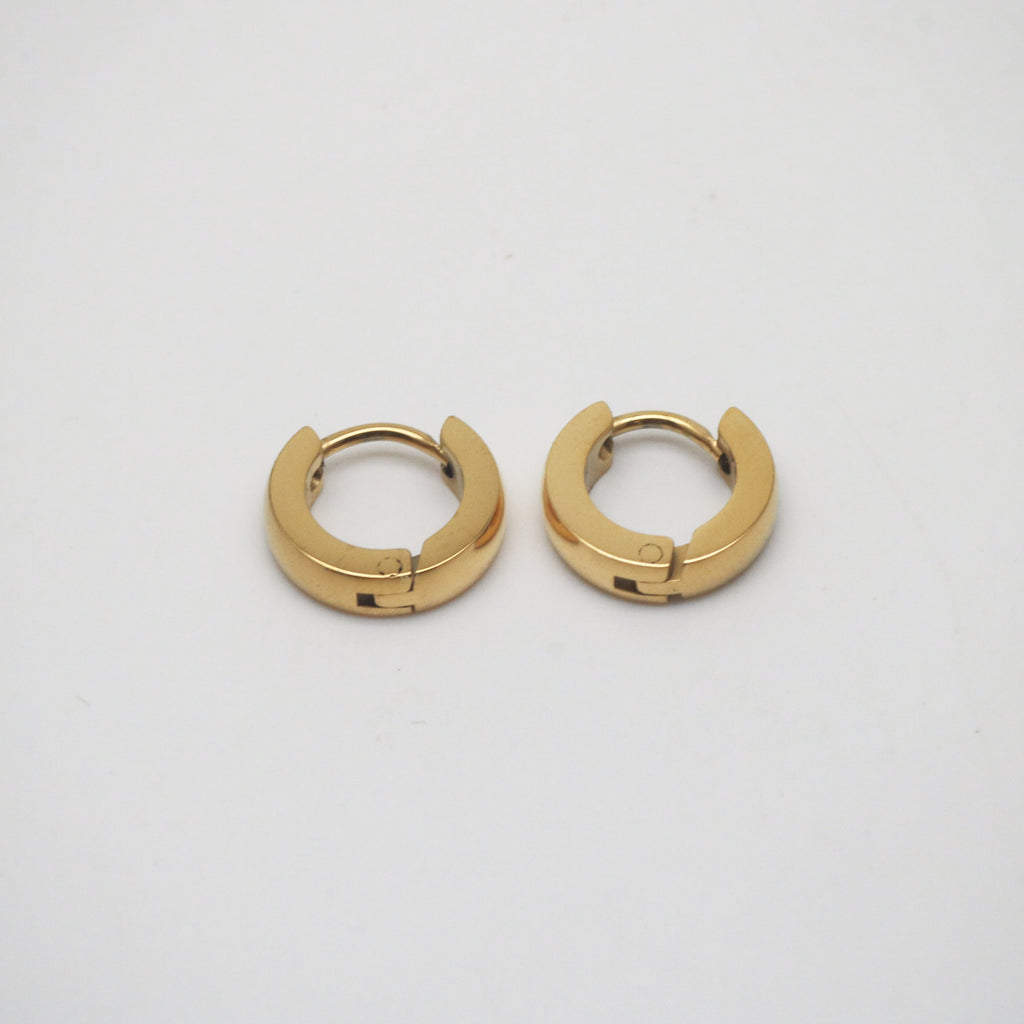 Sola Chunky Hoops | 18k Gold Plated Stainless Steel 1