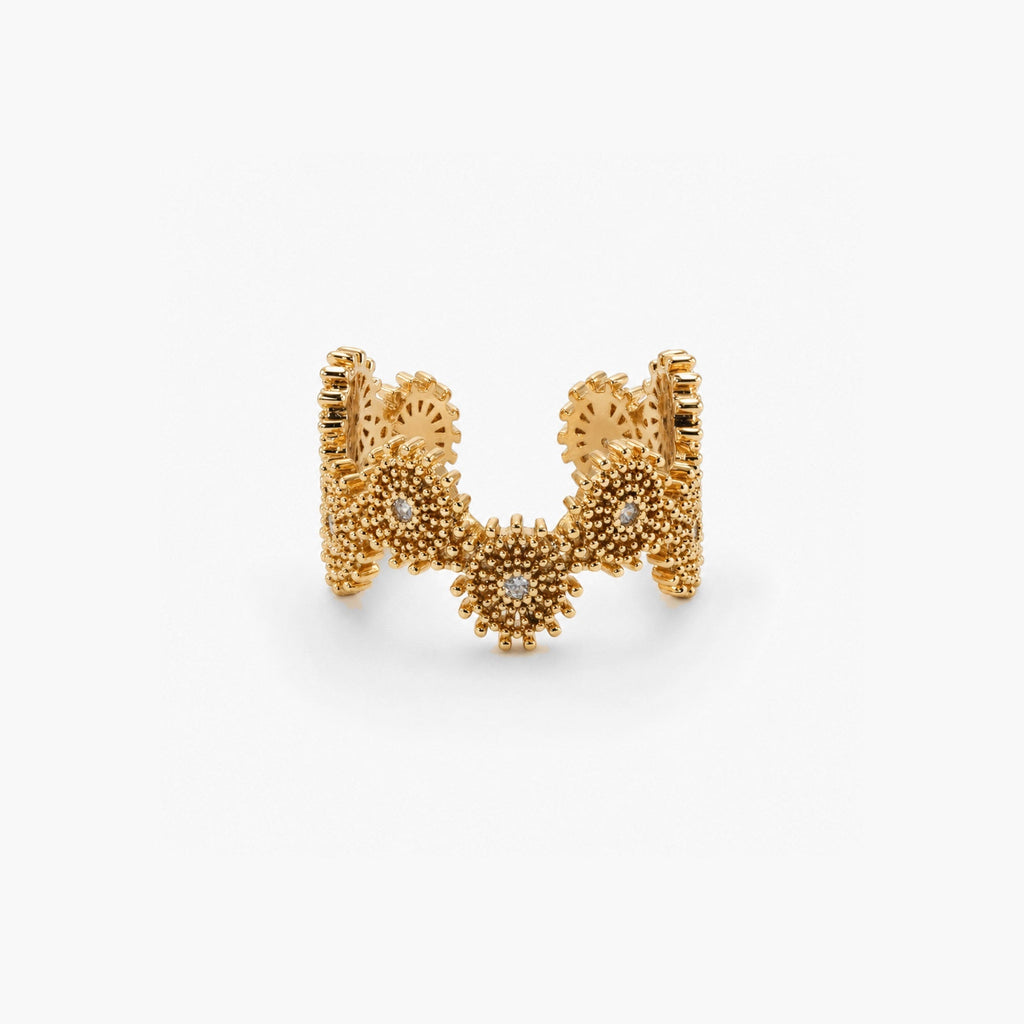 Soleil Open Ring | 18k Gold Plated Adjustable Brass 0