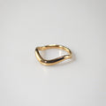 Soleil Wave Ring | 18k Gold Plated Stainless Steel 0