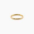 Sora Band Ring | 18k Gold Plated Stainless Steel, Stackable 0