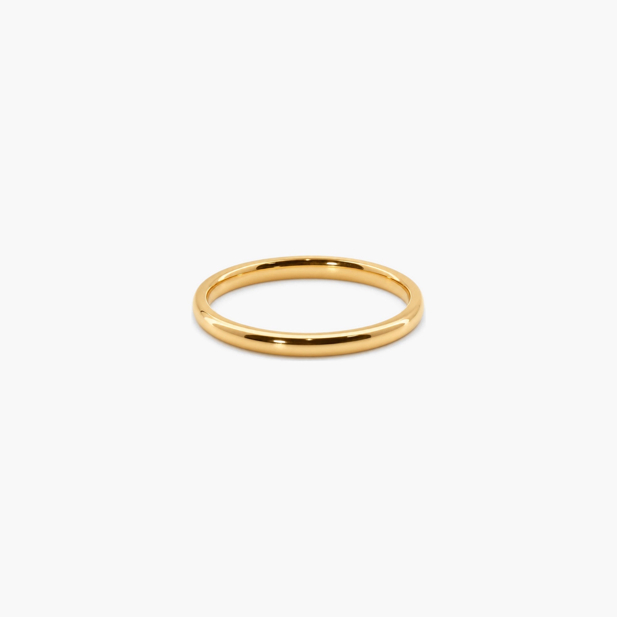 Sora Band Ring | 18k Gold Plated Stainless Steel, Stackable 0