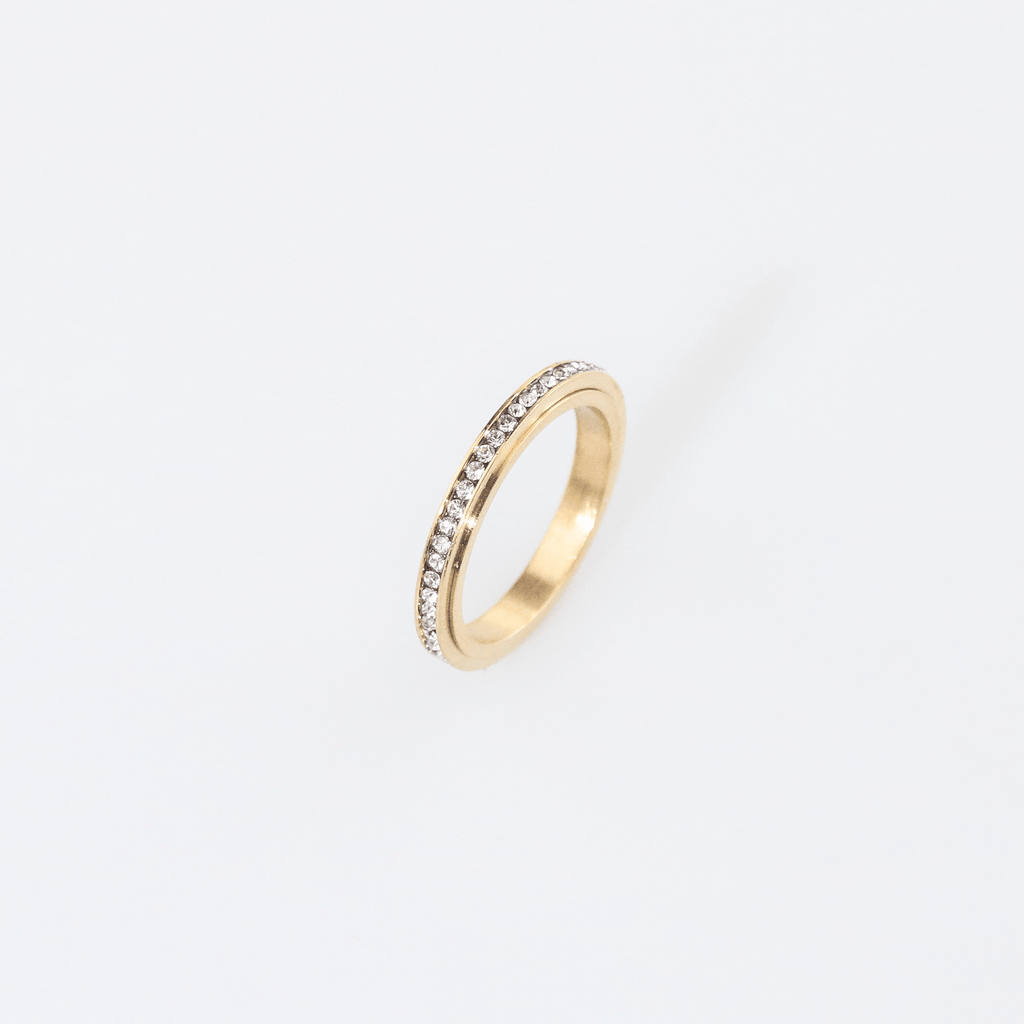 Talia Eternity Ring | 18k Gold Plated, Rotating Band for Women 2