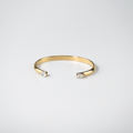 Talia Gold Cuff Bracelet | 18k Gold Plated, Pear-Cut Stones for Women 0