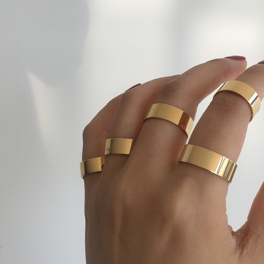 Talon Band Ring | 18k Gold Plated Stainless Steel Waterproof 2