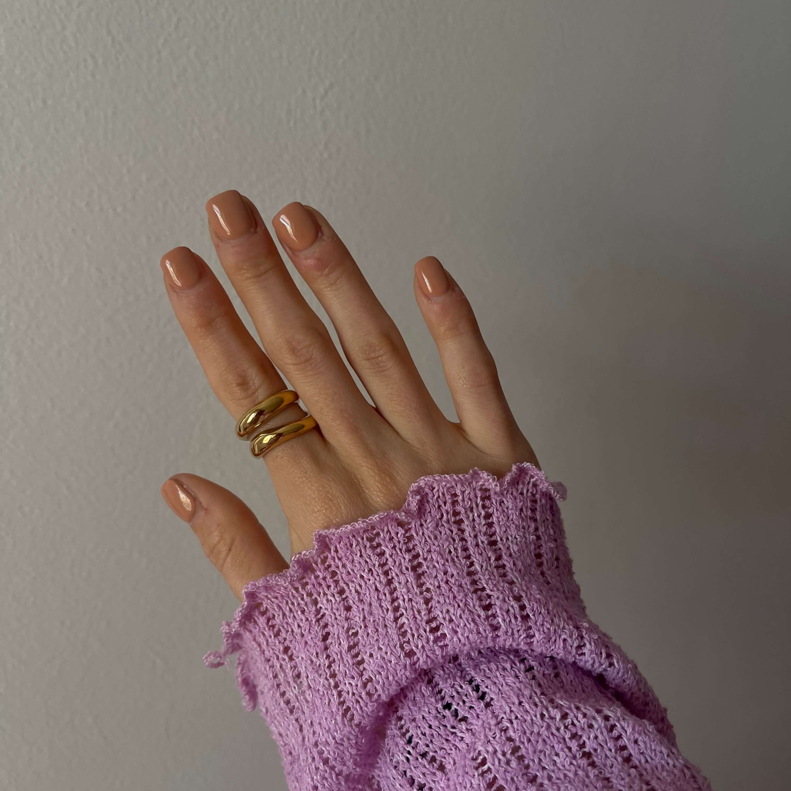 Talon Double Wave Ring | 18k Gold Plated, Waterproof Stainless Steel 1