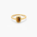 Talon Tiger's Eye Ring | 18k Gold Plated, Waterproof 0