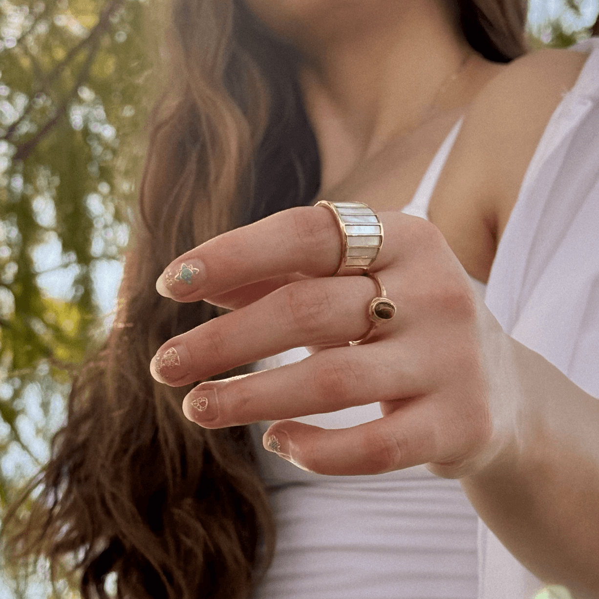 Talon Tiger's Eye Ring | 18k Gold Plated, Waterproof 6