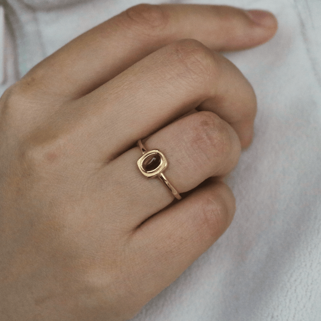 Talon Tiger's Eye Ring | 18k Gold Plated, Waterproof 7