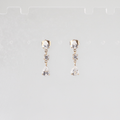 Trina CZ Drop Earrings | 18k Gold Plated, Stainless Steel 0