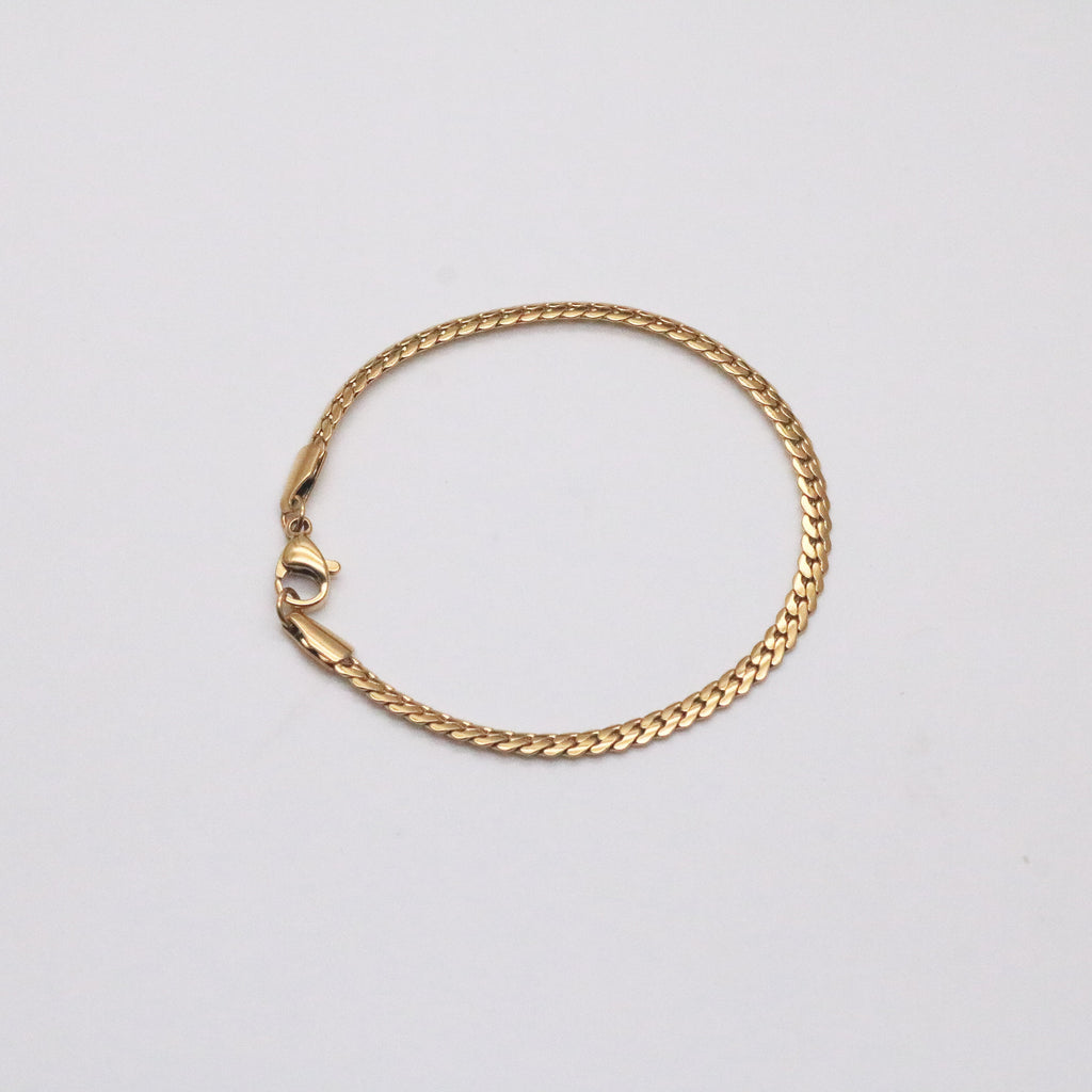 Uma Bracelet | 18k Gold Plated Stainless Steel, Tarnish Resistant 0